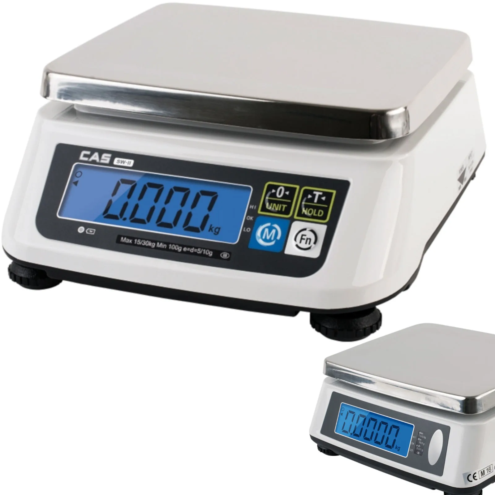 CAS konyhai mérleg hitelesítéssel, 30 kg / 10 g - CAS 580424