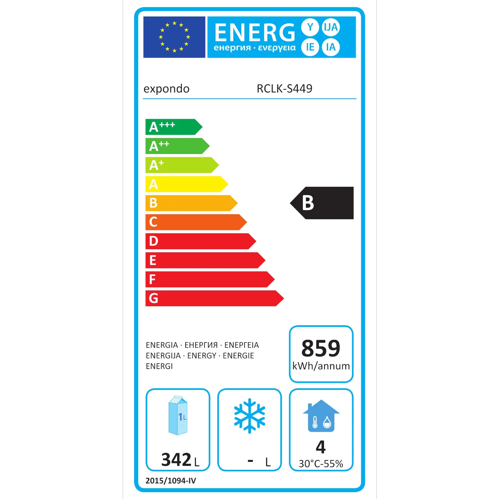 Masă frigorifică cu 4 uși și blat din oțel inoxidabil, -2 până la 8 °C, 450 L 6