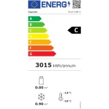Congelator cu ușă din sticlă, 7 rafturi, 580 L, 492 L - argintiu 10