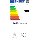 Congelator orizontal cu ușă de sticlă, 445 L x 248 L, pentru înghețată și alimente congelate 10