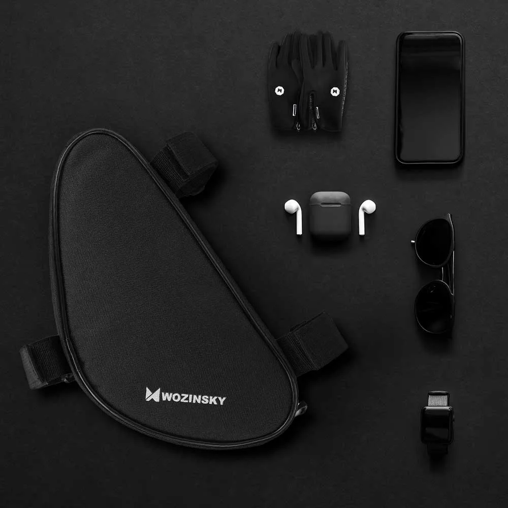 1.5 L black bicycle frame bag 5