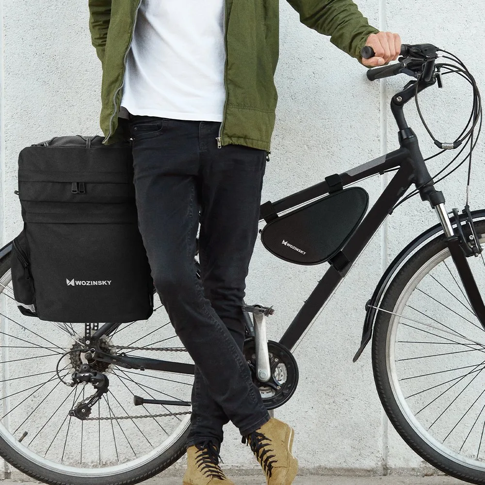1.5 L black bicycle frame bag 6