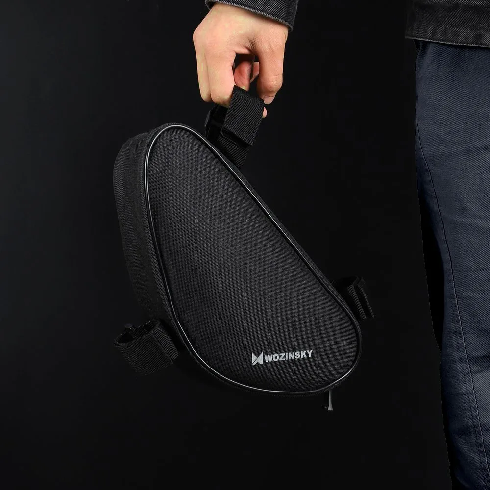 1.5 L black bicycle frame bag 8