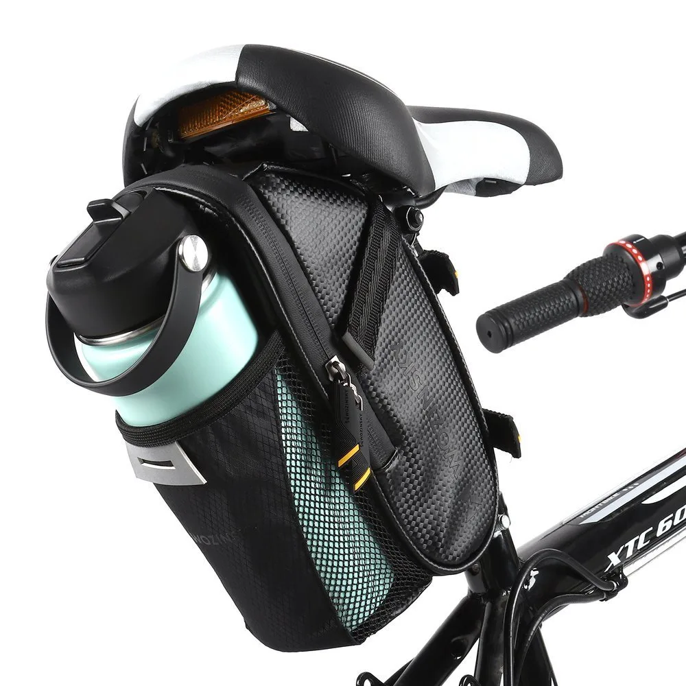 1,5 l schwarze Satteltasche 9