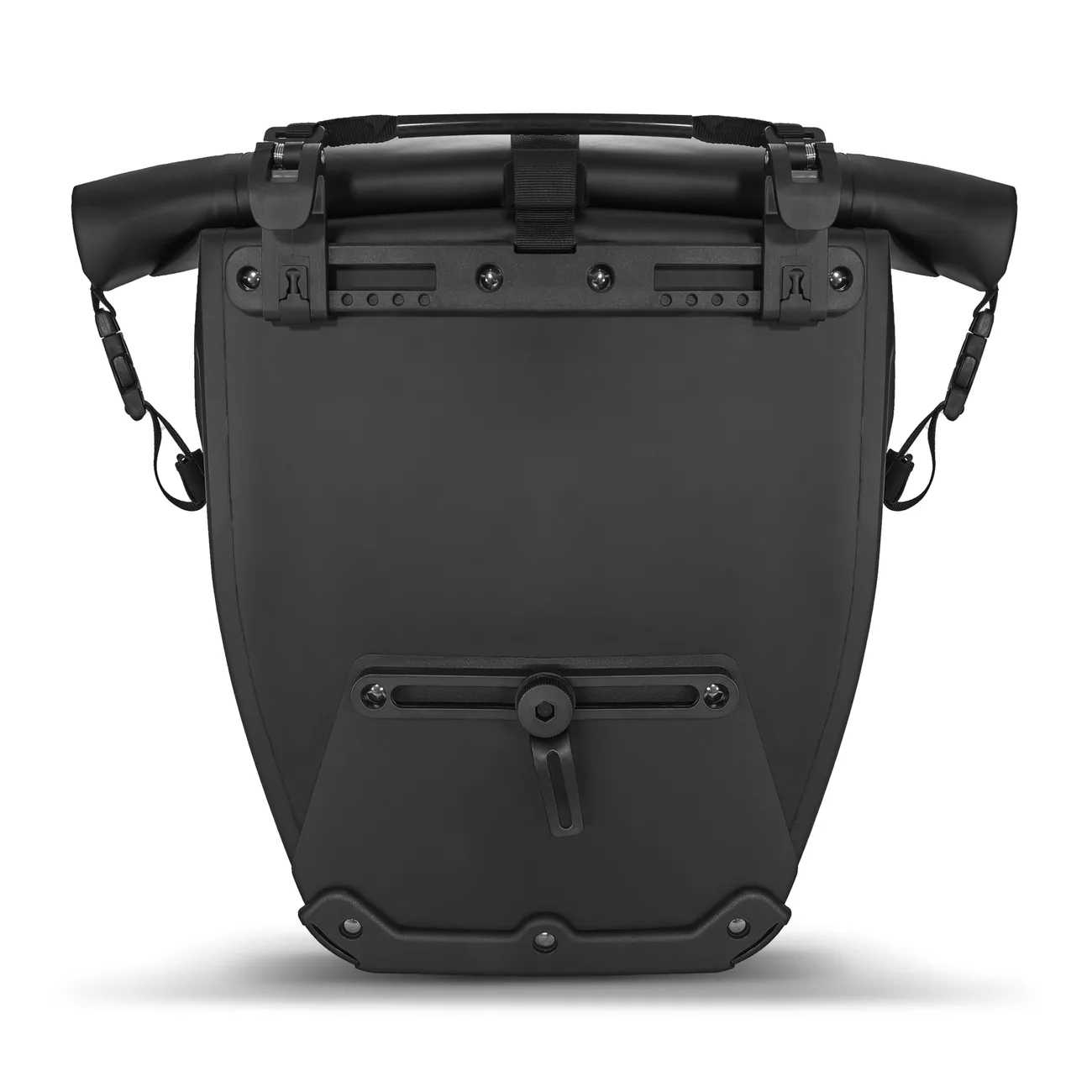 Waterproof 25L black bike pannier for bike rack 4