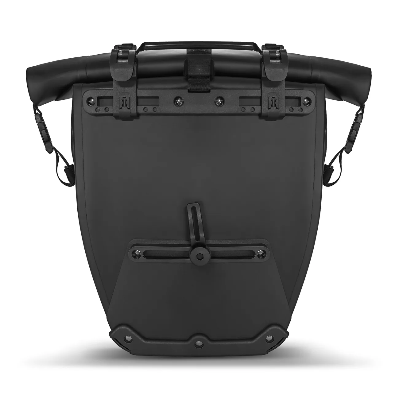 Waterproof 25L black bike pannier for bike rack 5