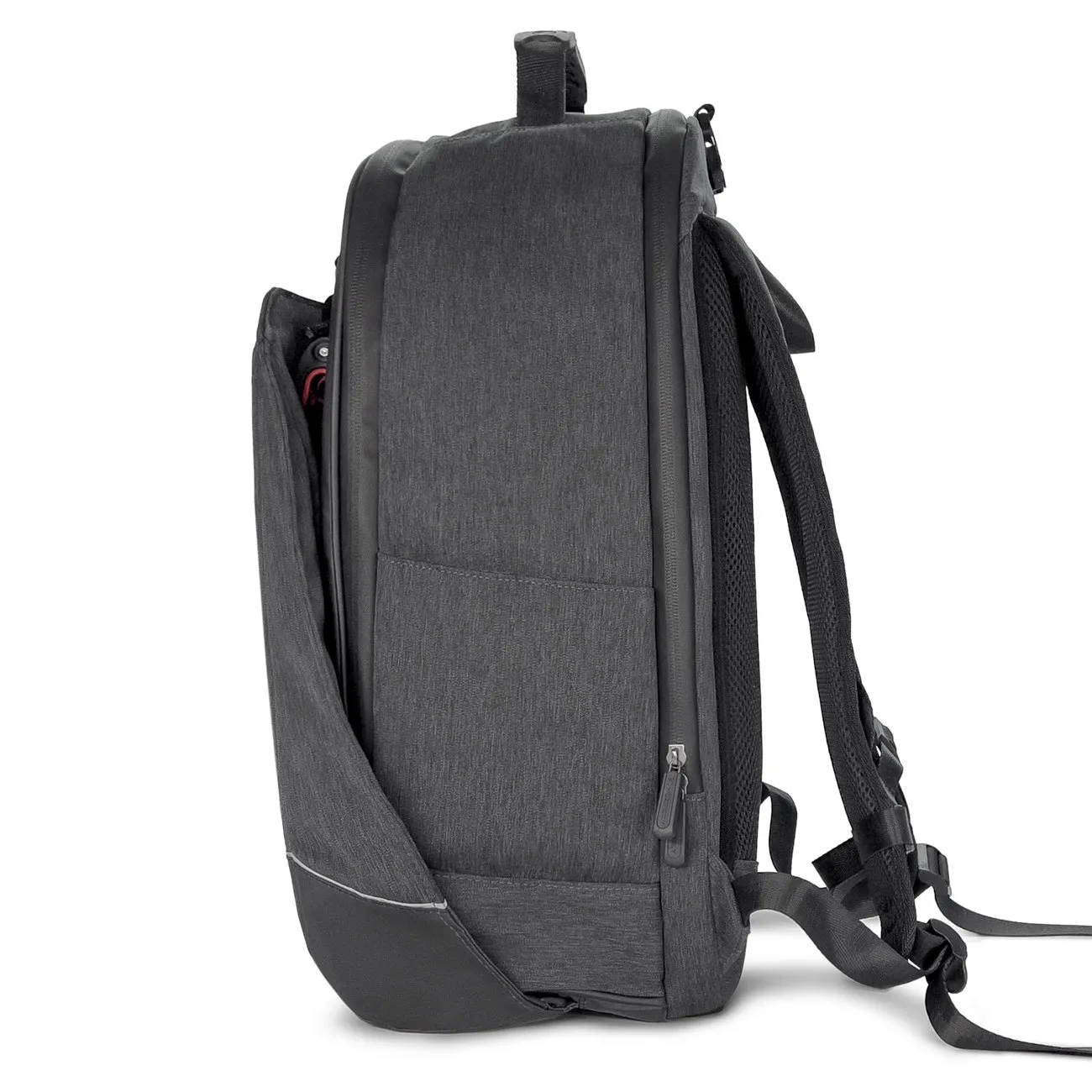 Bicycle rack bag, 2-in-1 bicycle backpack with frame, 30L, black 5