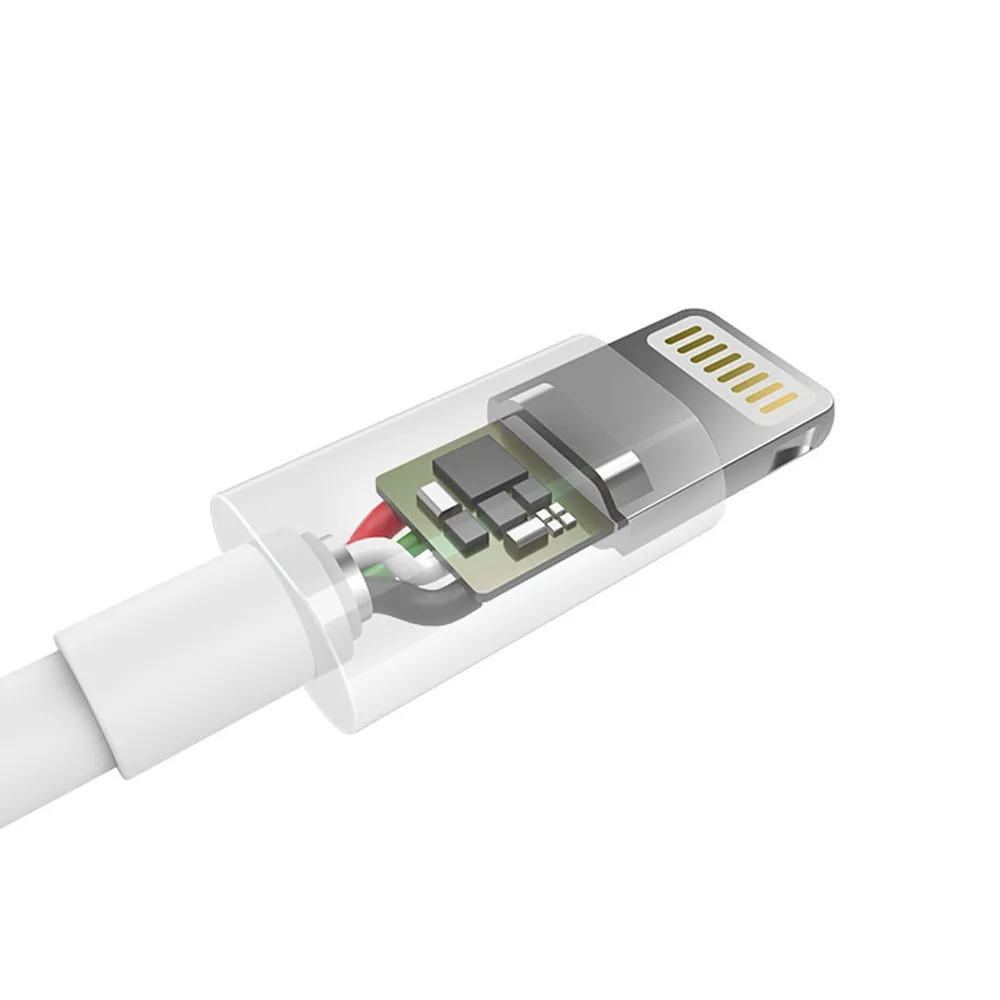 MFI USB–Lightning kábel, 1,2 m, fehér 5