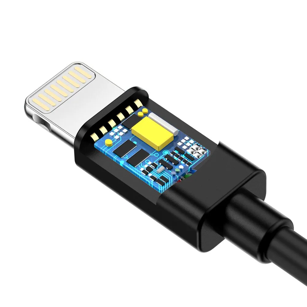 MFI USB–Lightning kábel, 1,2 m, fehér 8