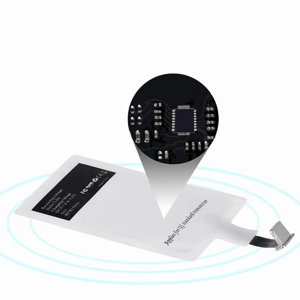 Qi Lightning vezeték nélküli töltőadapter, fehér induktív pad