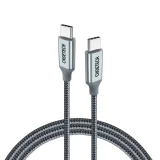 Cablu USB Type-C la USB Type-C - 5A 100W Power Delivery 480Mbps 1,8 m Gri