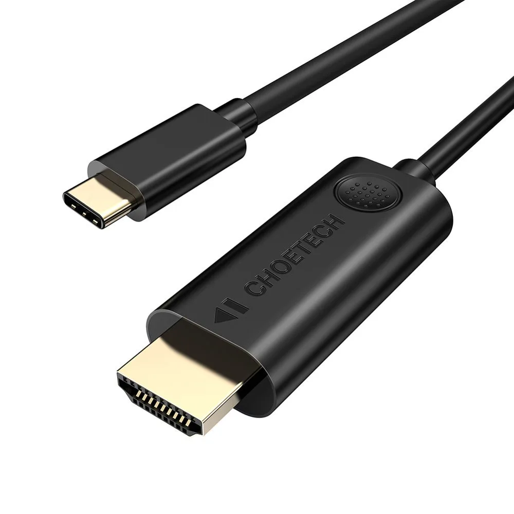 USB Type-C – HDMI 4K 30 Hz kábel, 3 m, fekete