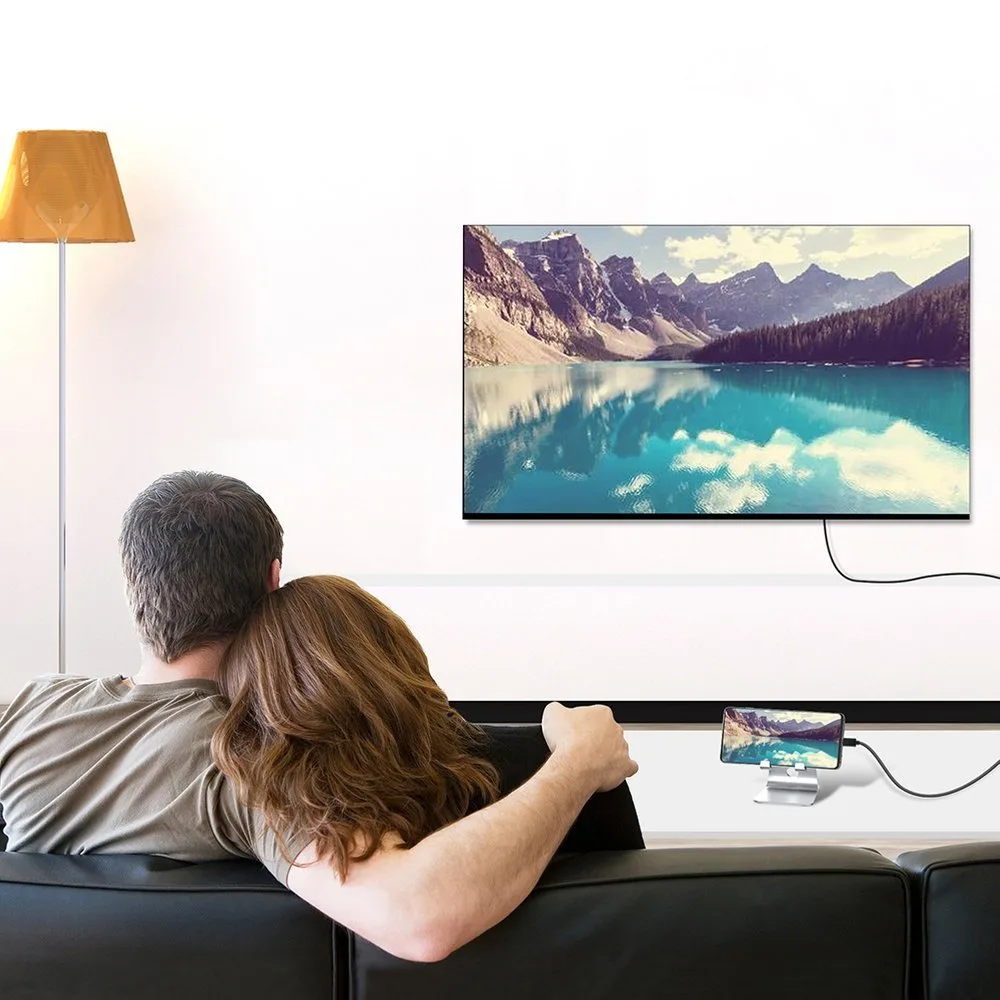 USB Type-C – HDMI 4K 30 Hz kábel, 3 m, fekete 11