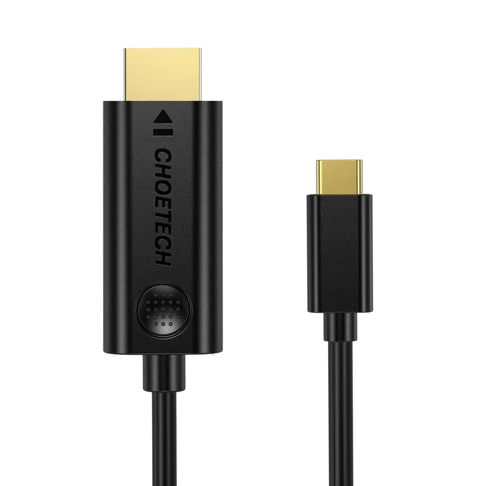 USB Type-C – HDMI 4K 30 Hz kábel, 3 m, fekete