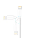 MFI-certificirani kabel USB-A na Lightning, bijeli, 1,8 m 7