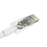 MFI-certificirani kabel USB-A na Lightning, bijeli, 1,8 m 8
