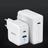 GaN USB Type-C PD USB-A QC3.0 65W 3.25A Fast Wall Charger, White 6