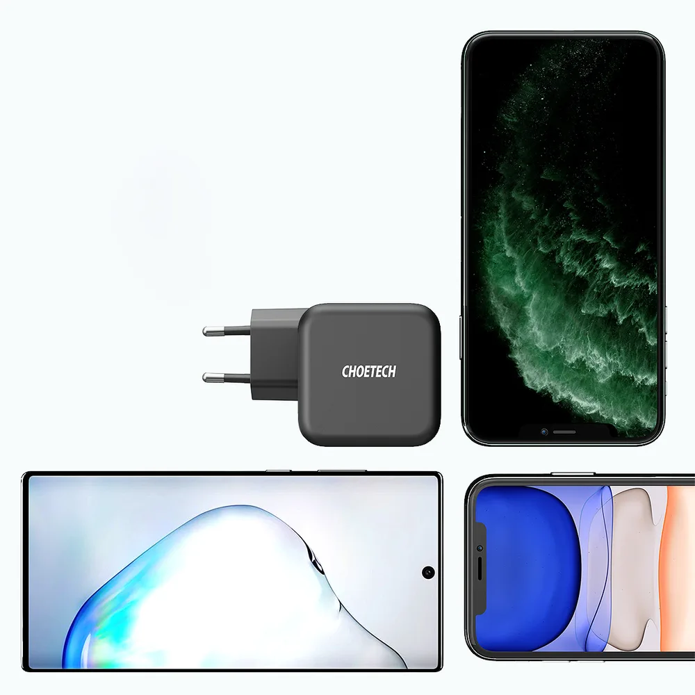 GaN USB Type-C 61W 3A Power Delivery brzi zidni punjač, crni 8