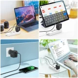 GaN USB Type-C 61 W 3 A Power Delivery gyors fali töltő, fekete 9