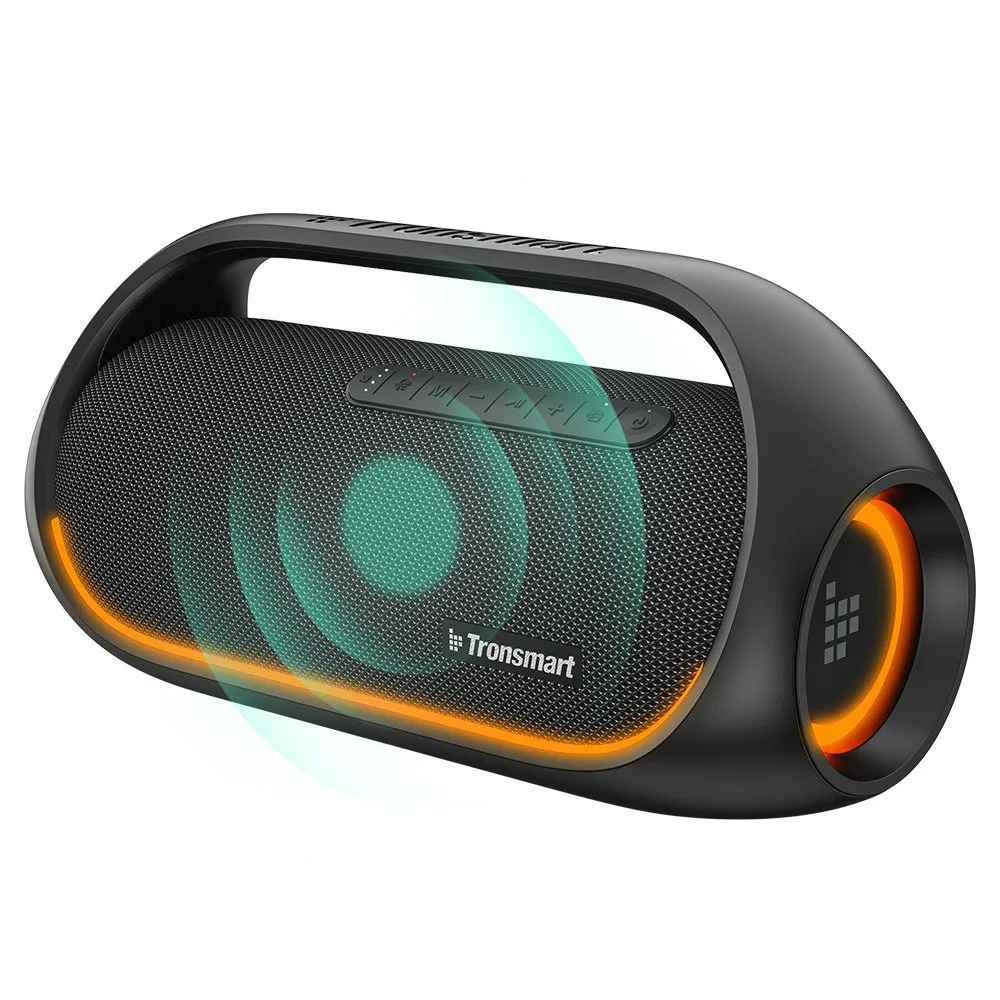 Bang 60 W-os vízálló Bluetooth vezeték nélküli hangszóró powerbank funkcióval, fekete