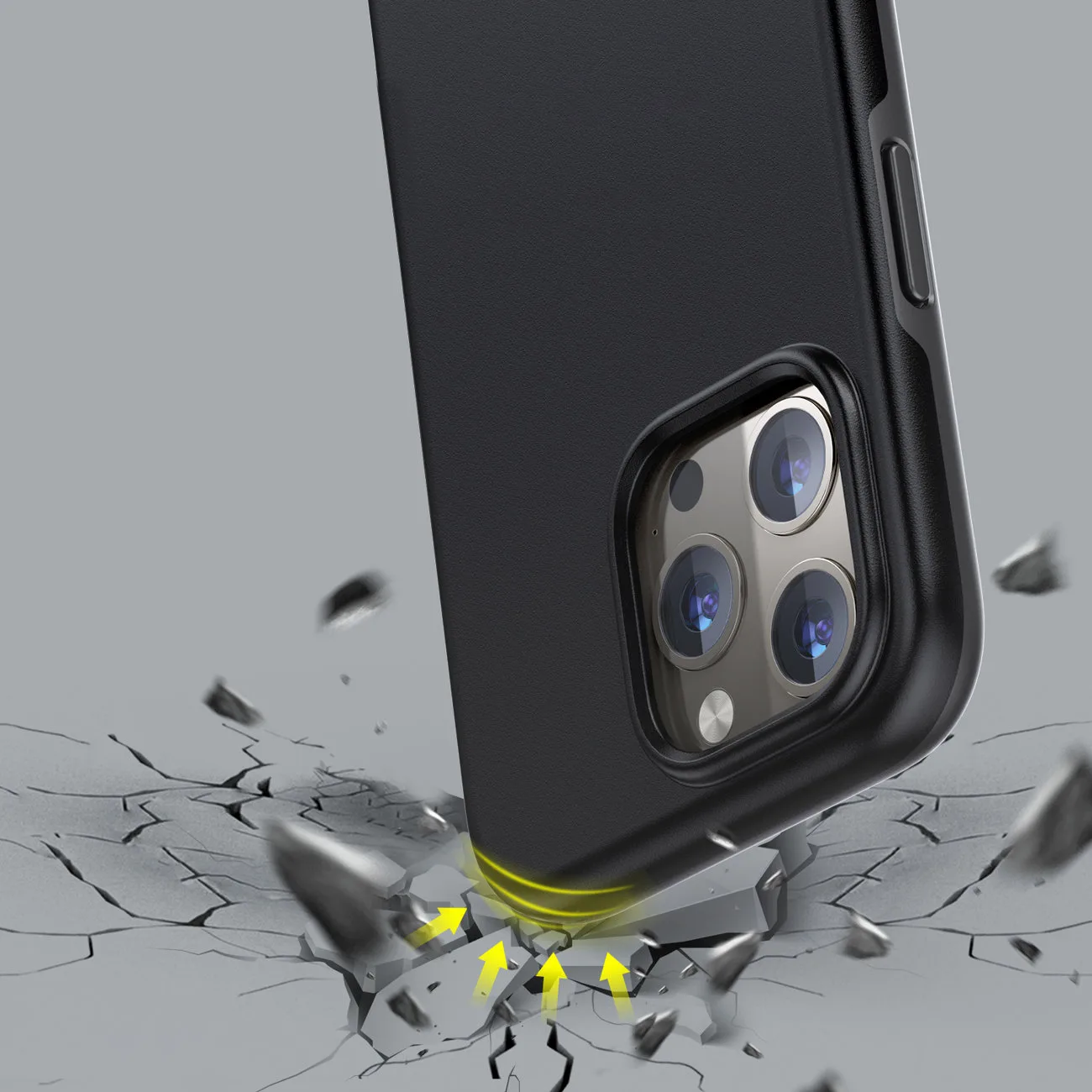 Puzdro MFM proti pádu pre iPhone 13 Pro, čierne 6