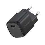 GaN USB Type-C PD 30W zidni punjač, crni
