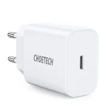 USB Type-C PD 20 W-os fali töltő, fehér
