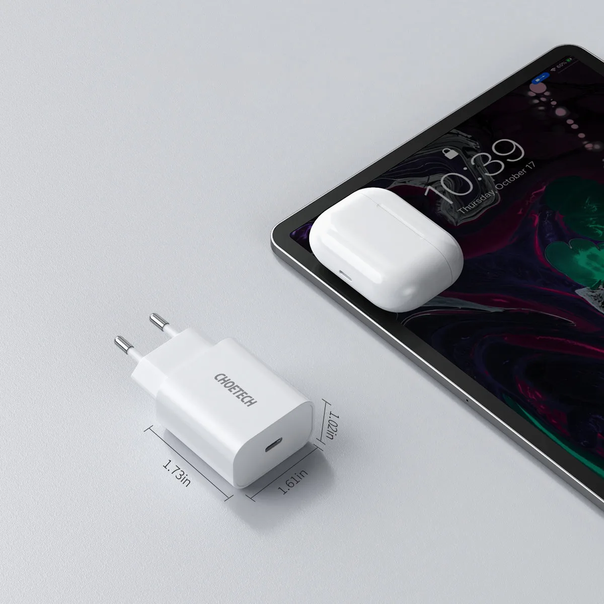USB Type-C PD 20W Wall Charger, White 4