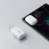 USB Type-C PD 20 W-os fali töltő, fehér 4