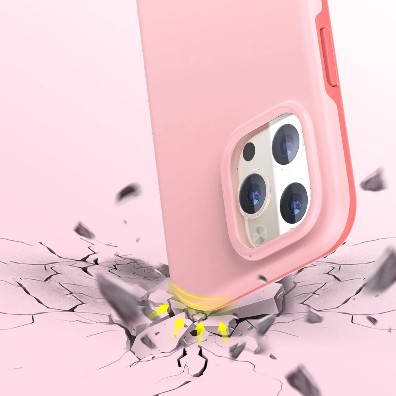 MFM Anti-drop Case for iPhone 13 Pro, Pink 3