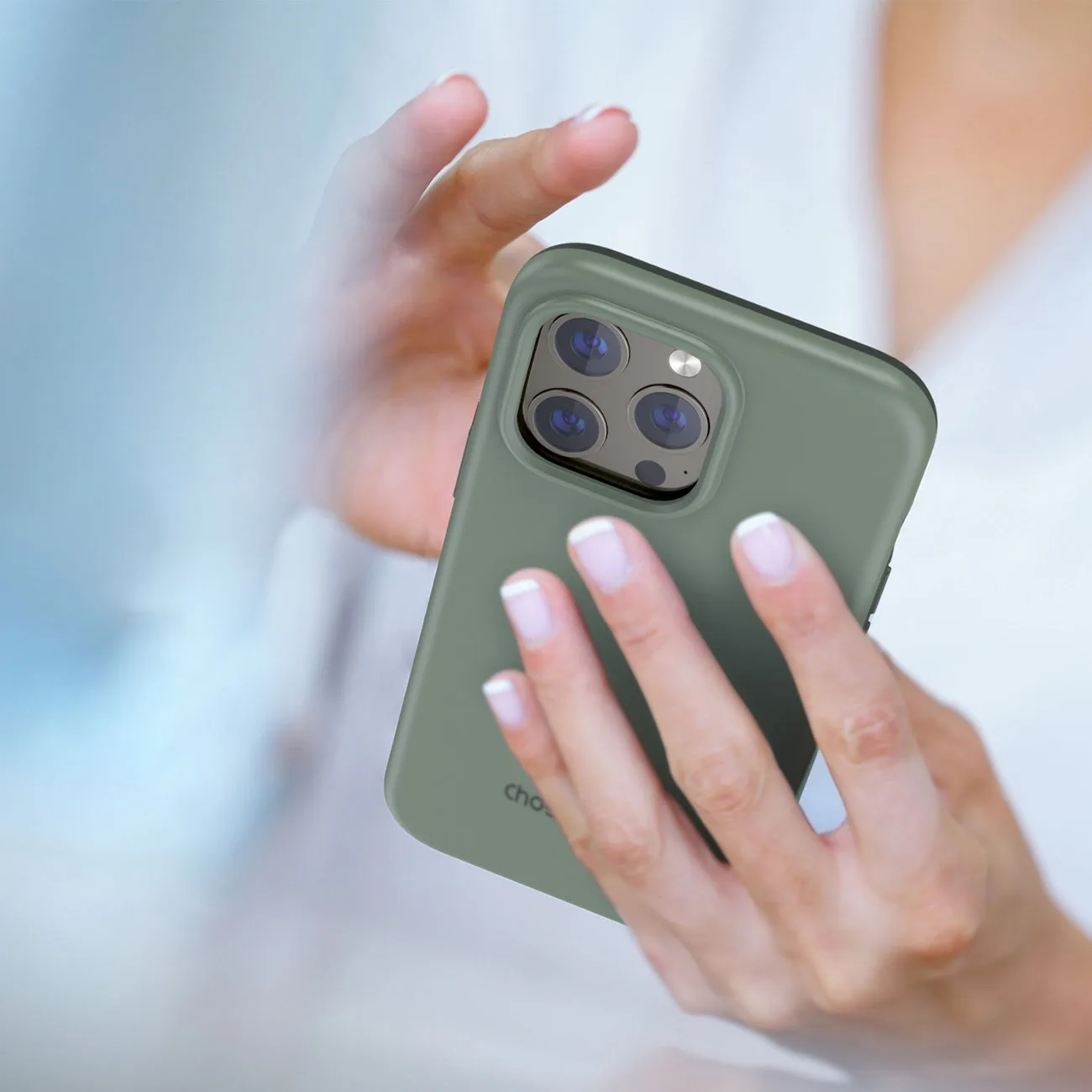 Husă anti-cădere MFM pentru iPhone 13 Pro, verde 6