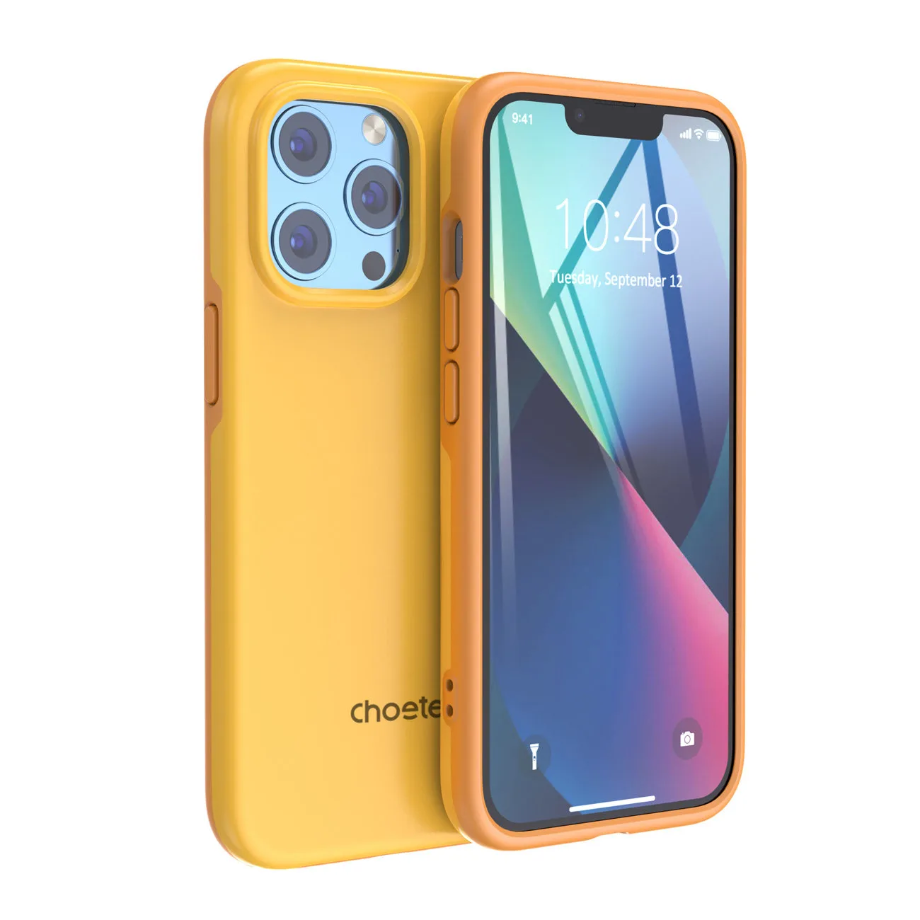MFM esésvédő tok iPhone 13 Pro-hoz, narancssárga