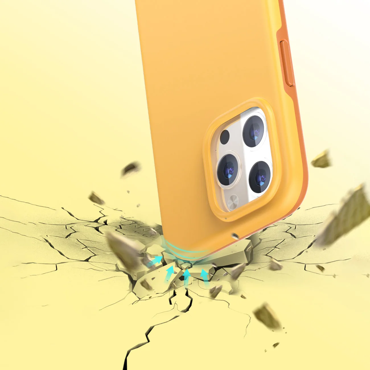 MFM esésvédő tok iPhone 13 Pro-hoz, narancssárga 5
