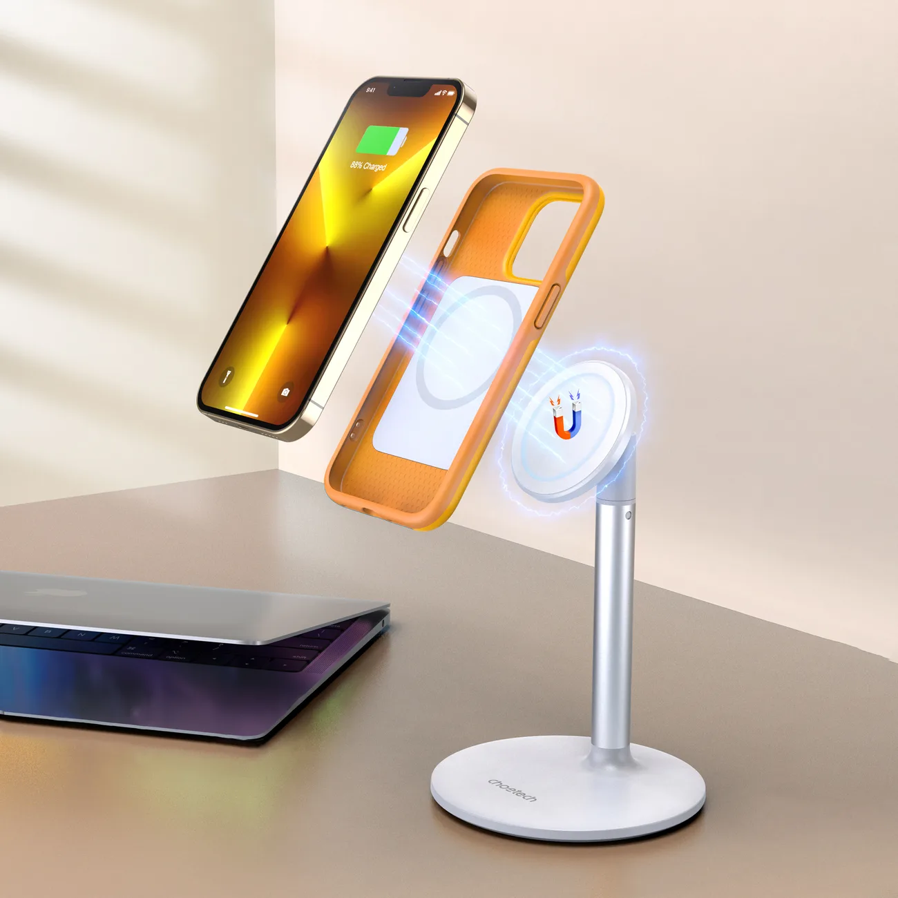 MFM esésvédő tok iPhone 13 Pro-hoz, narancssárga 7