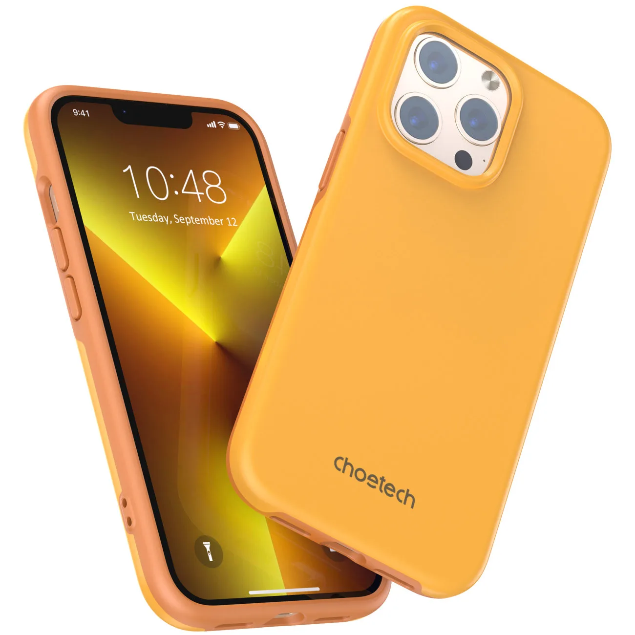 MFM esésvédő tok iPhone 13 Pro-hoz, narancssárga 9