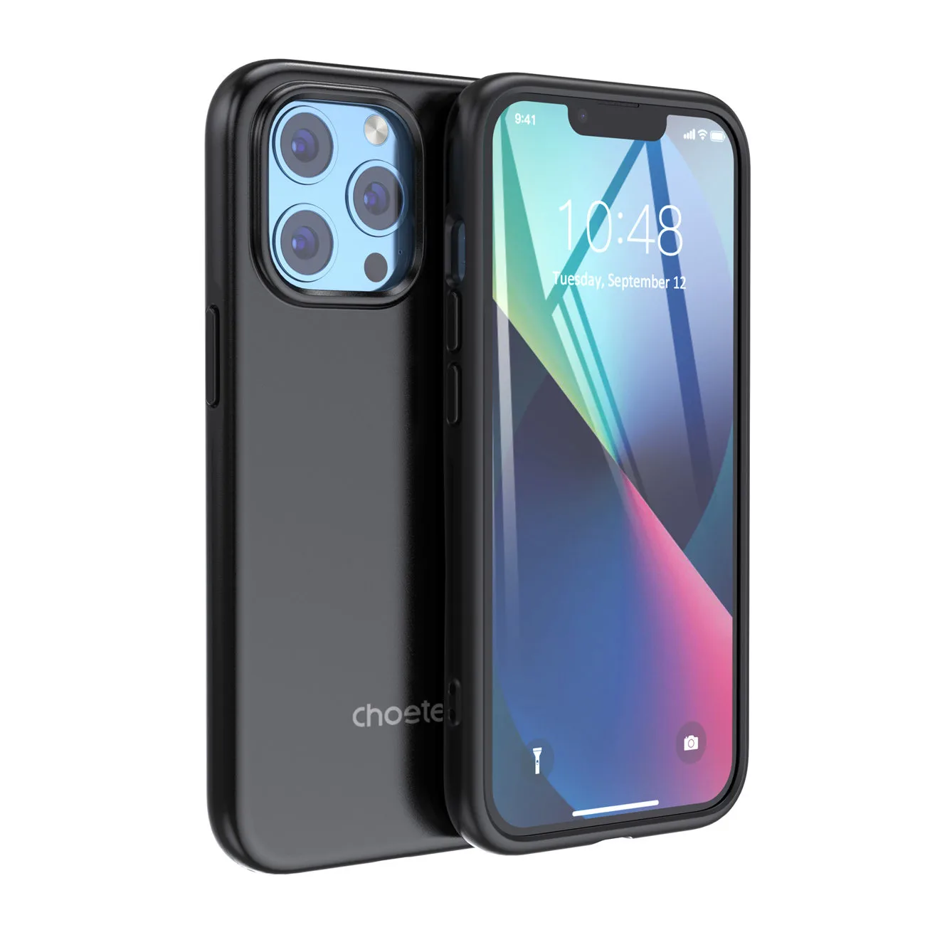 MFM esésvédő tok iPhone 13 Pro Max-hoz, fekete