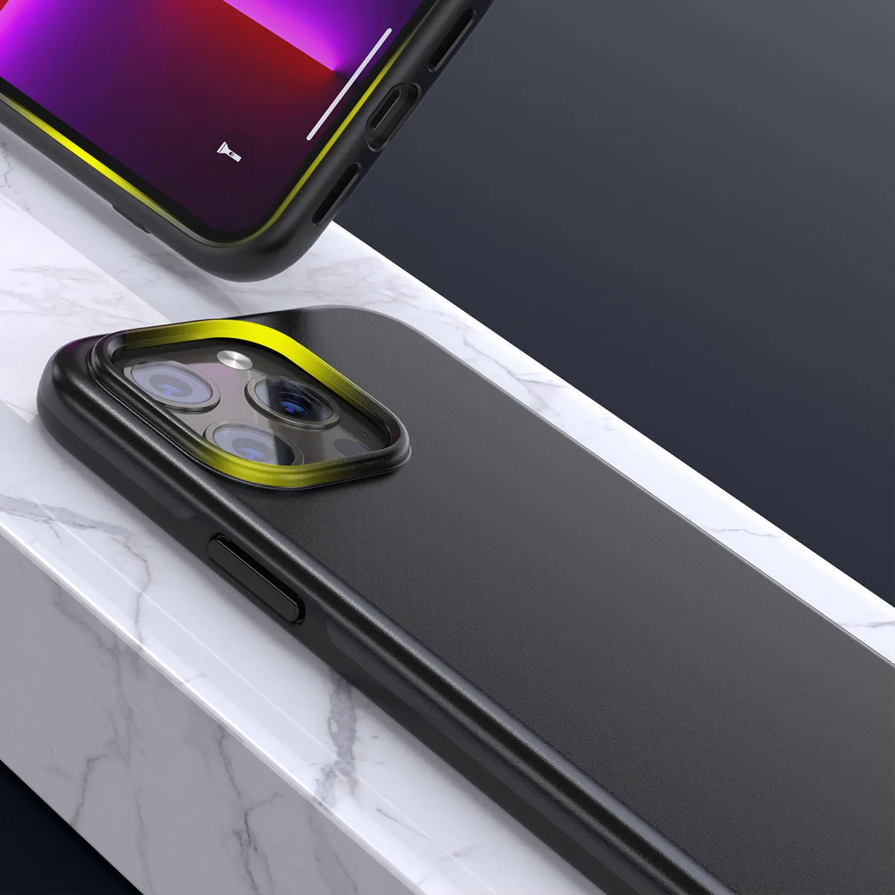 Husă anti-cădere MFM pentru iPhone 13 Pro Max, negru 3