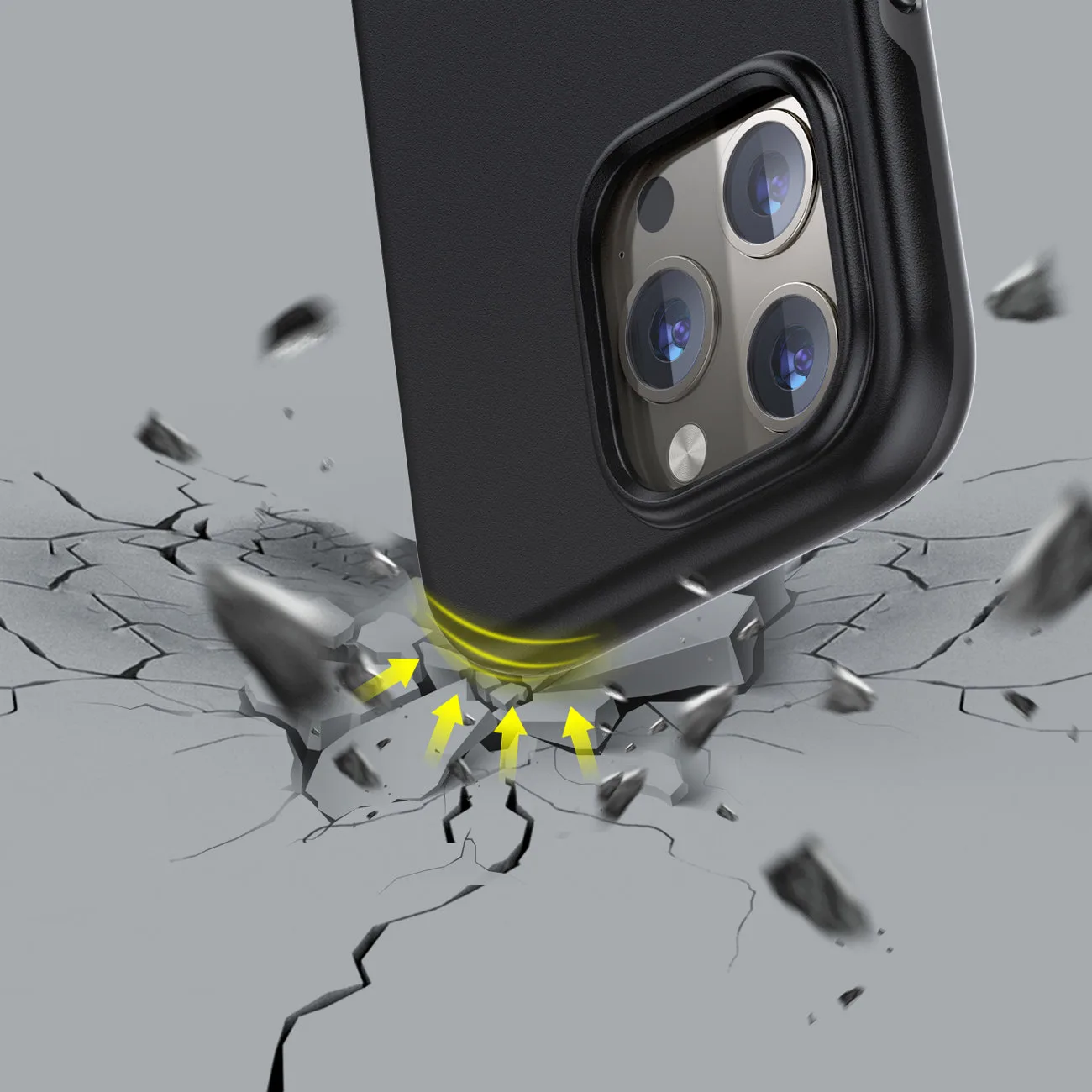 Husă anti-cădere MFM pentru iPhone 13 Pro Max, negru 5