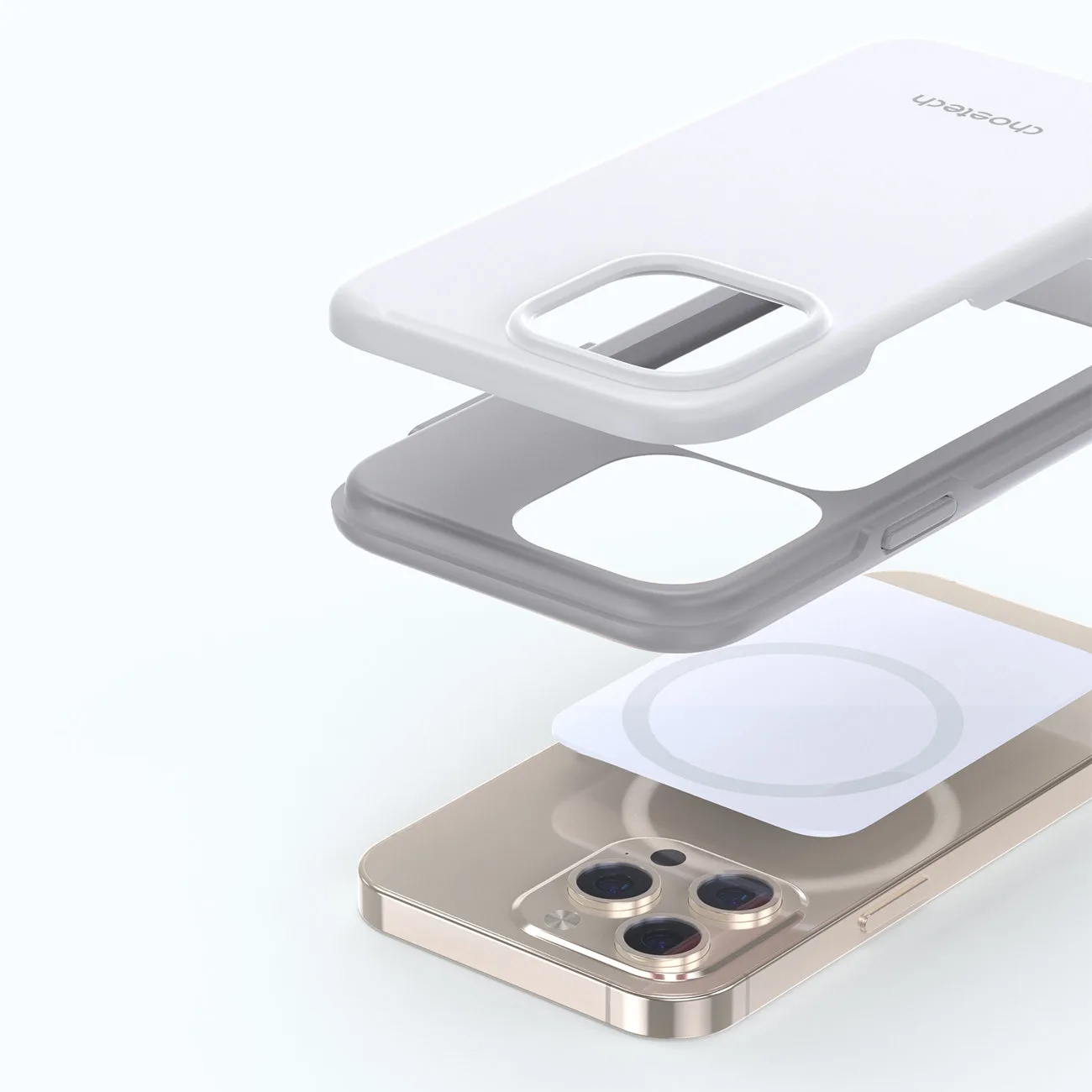 MFM esésvédő tok iPhone 13 Pro Max-hoz, fehér 10