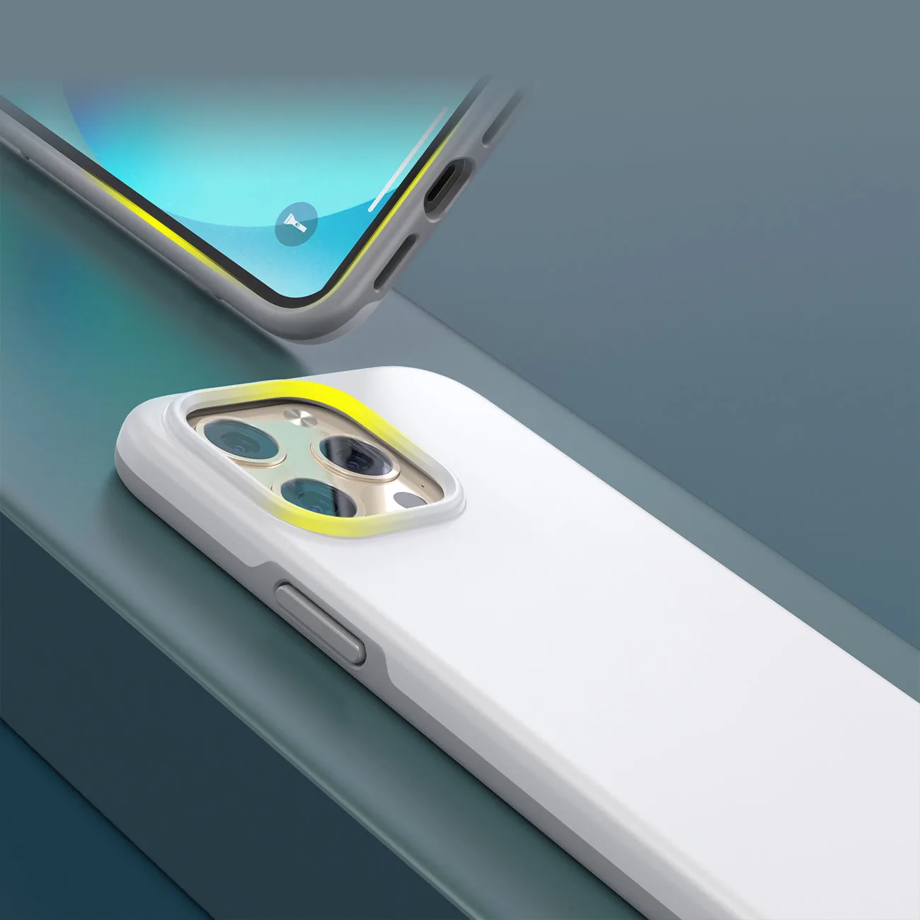 MFM esésvédő tok iPhone 13 Pro Max-hoz, fehér 3