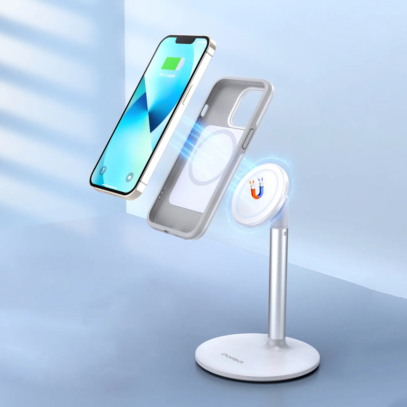 MFM esésvédő tok iPhone 13 Pro Max-hoz, fehér 7