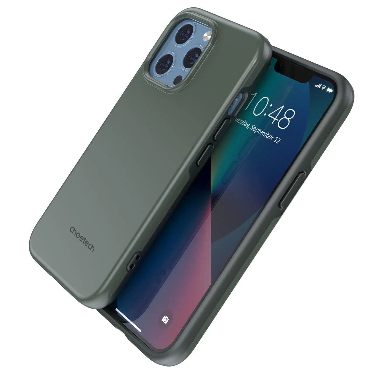 MFM esésvédő tok iPhone 13 Pro Max-hoz, zöld 4