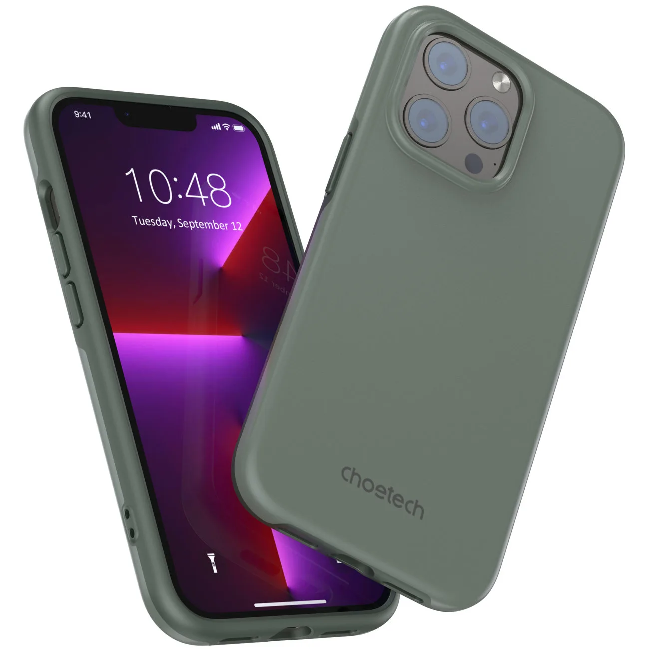 MFM esésvédő tok iPhone 13 Pro Max-hoz, zöld 9