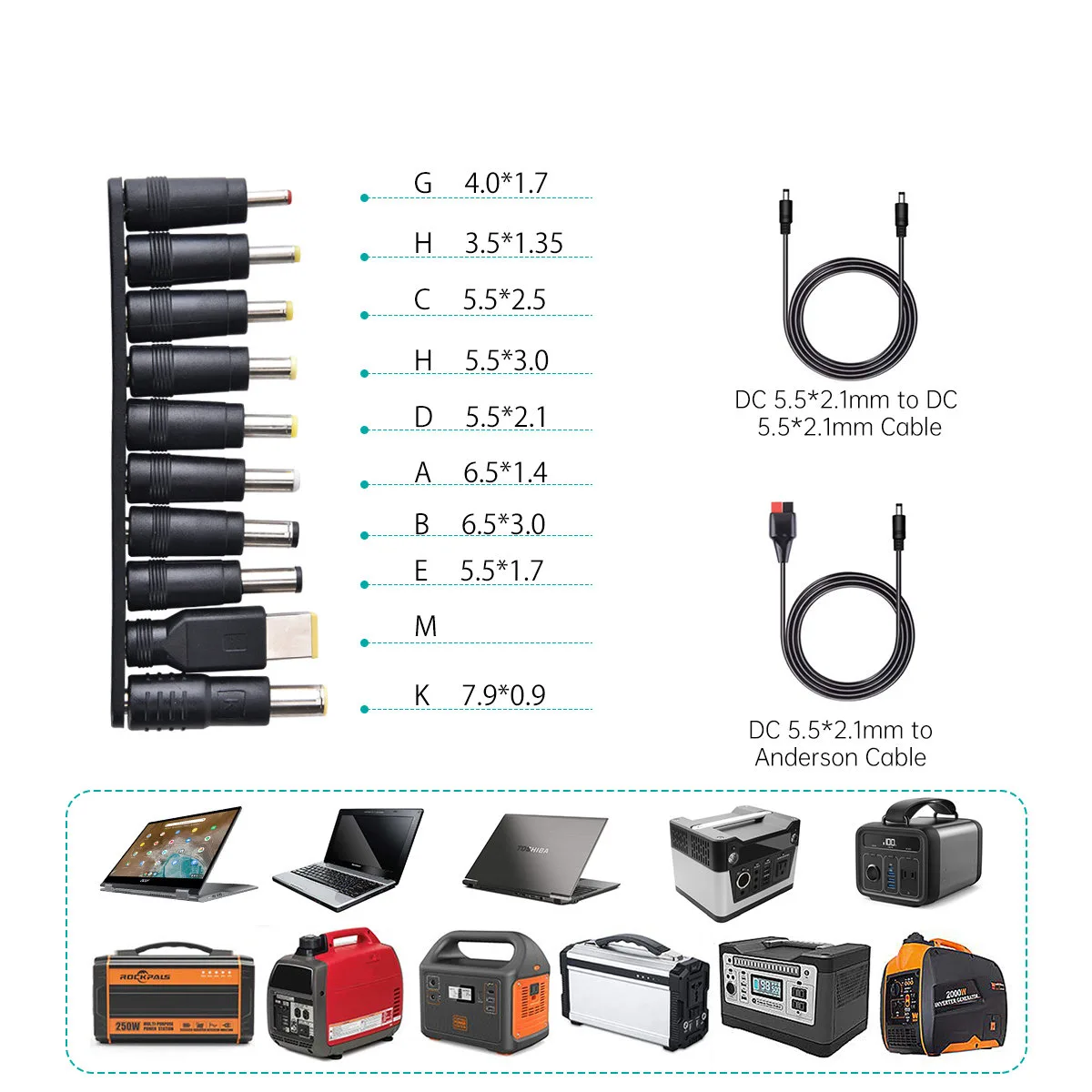 Sklopivi 120W DC solarni punjač s 3 USB priključka, crni 6