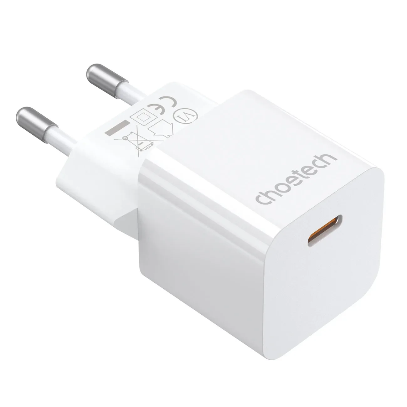 20 W-os USB Type-C fali töltő, fehér 20 W-os USB Type-C fali töltő, fehér
