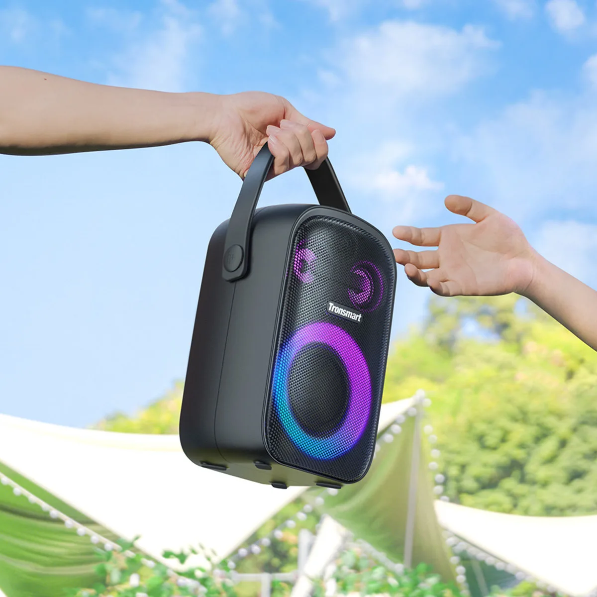 Difuzor Bluetooth fără fir Halo 100 60 W, negru 10