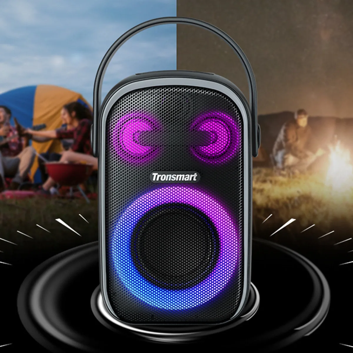 Difuzor Bluetooth fără fir Halo 100 60 W, negru 9