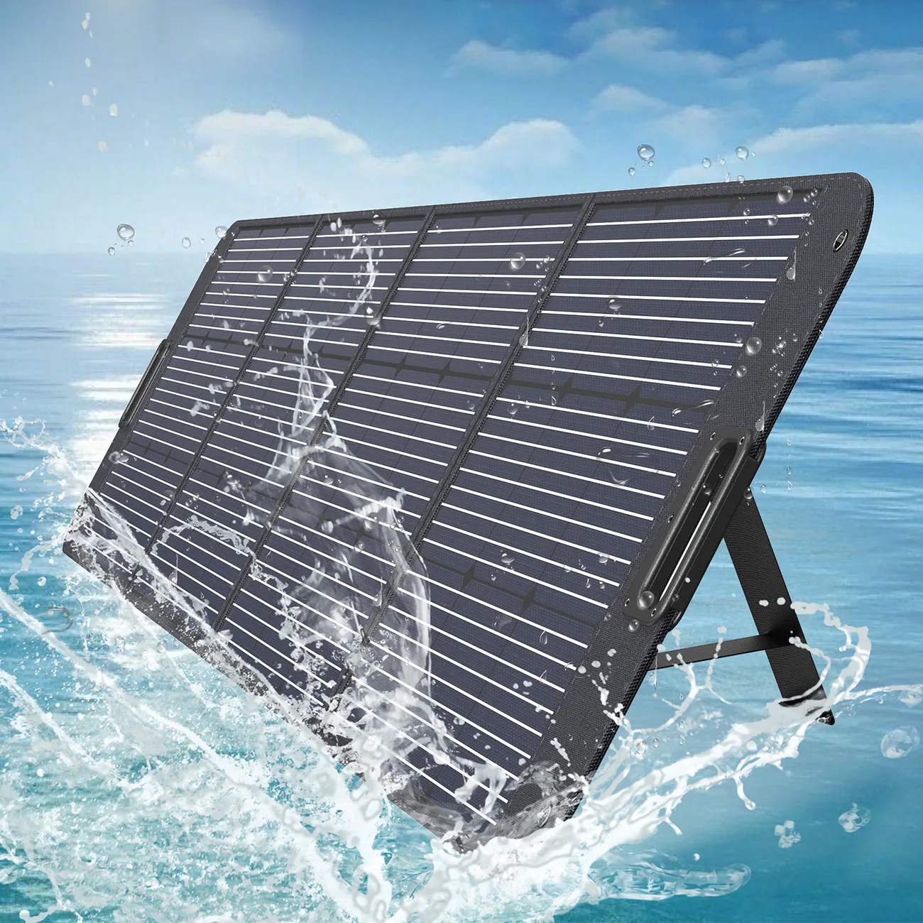 200W Solar Charger Portable Solar Panel Black 3
