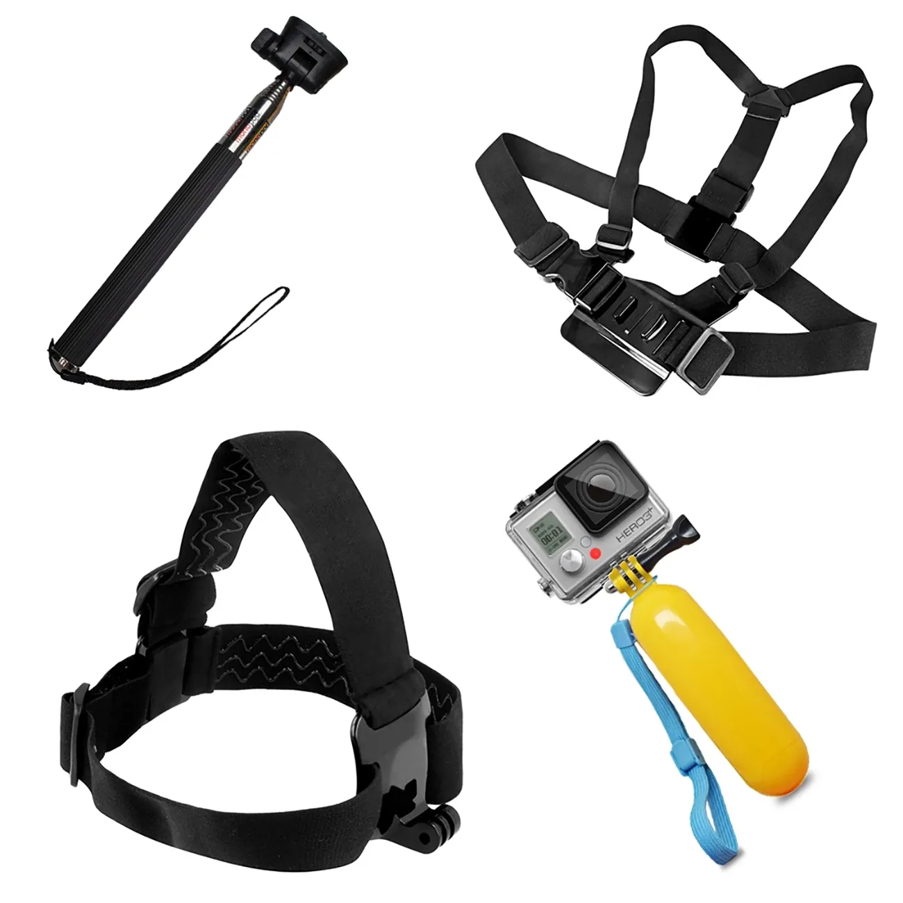 GoPro SJCAM Action-Kamera-Zubehör – 9-in-1-Set GoPro SJCAM Action-Kamera-Zubehör – 9-in-1-Set