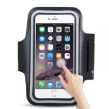 Bandă de braț pentru alergare pentru smartphone-uri de 6 inci, negru 3